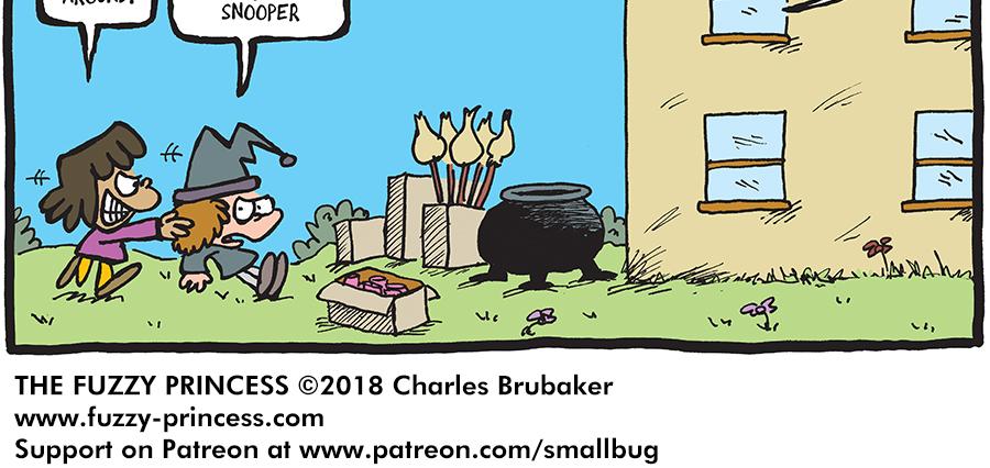 The Fuzzy Princess - Episode 332, Page 1: 2018-10-31-Moving In